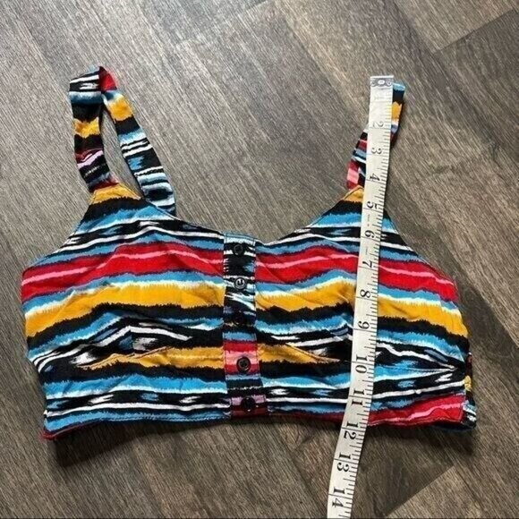 Multicolor Sleeveless Crop Top Size S - Picture 3 of 5